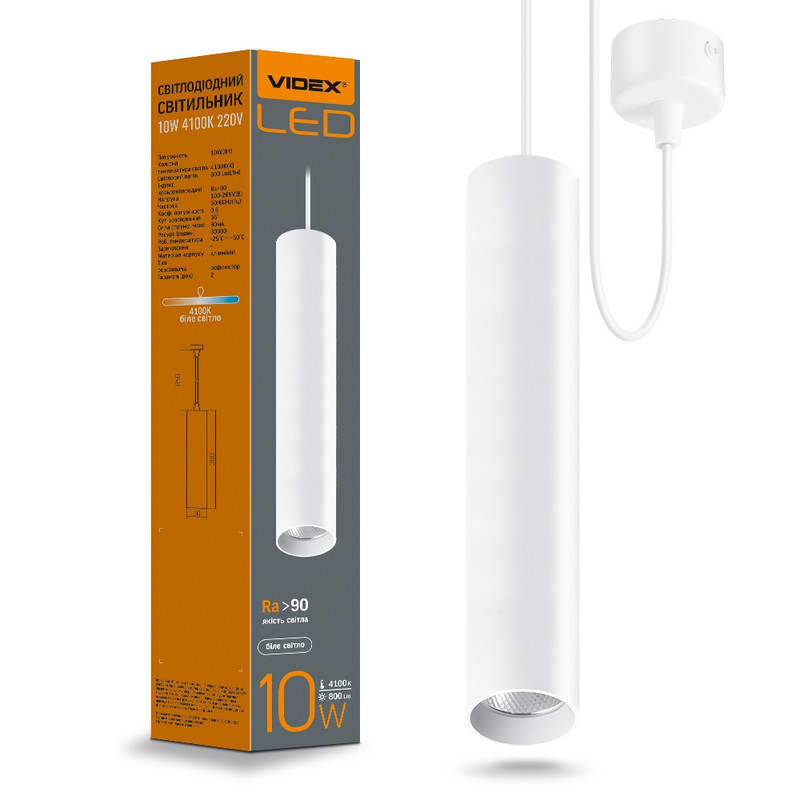 Світильник внутрішній світлодіодний LED Videx (VL-SP-10034W)